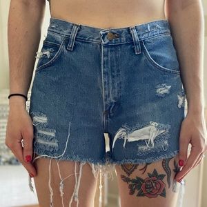 Vintage High Waisted Denim Shorts